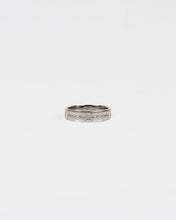 Load image into Gallery viewer, BARBED STACKER BAND - POLISHED SILVER
