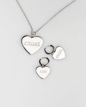 Load image into Gallery viewer, CHANGE OF HEART PENDANT - POLISHED SILVER
