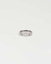 Load image into Gallery viewer, HEARTBREAKER STACKER BAND - POLISHED SILVER
