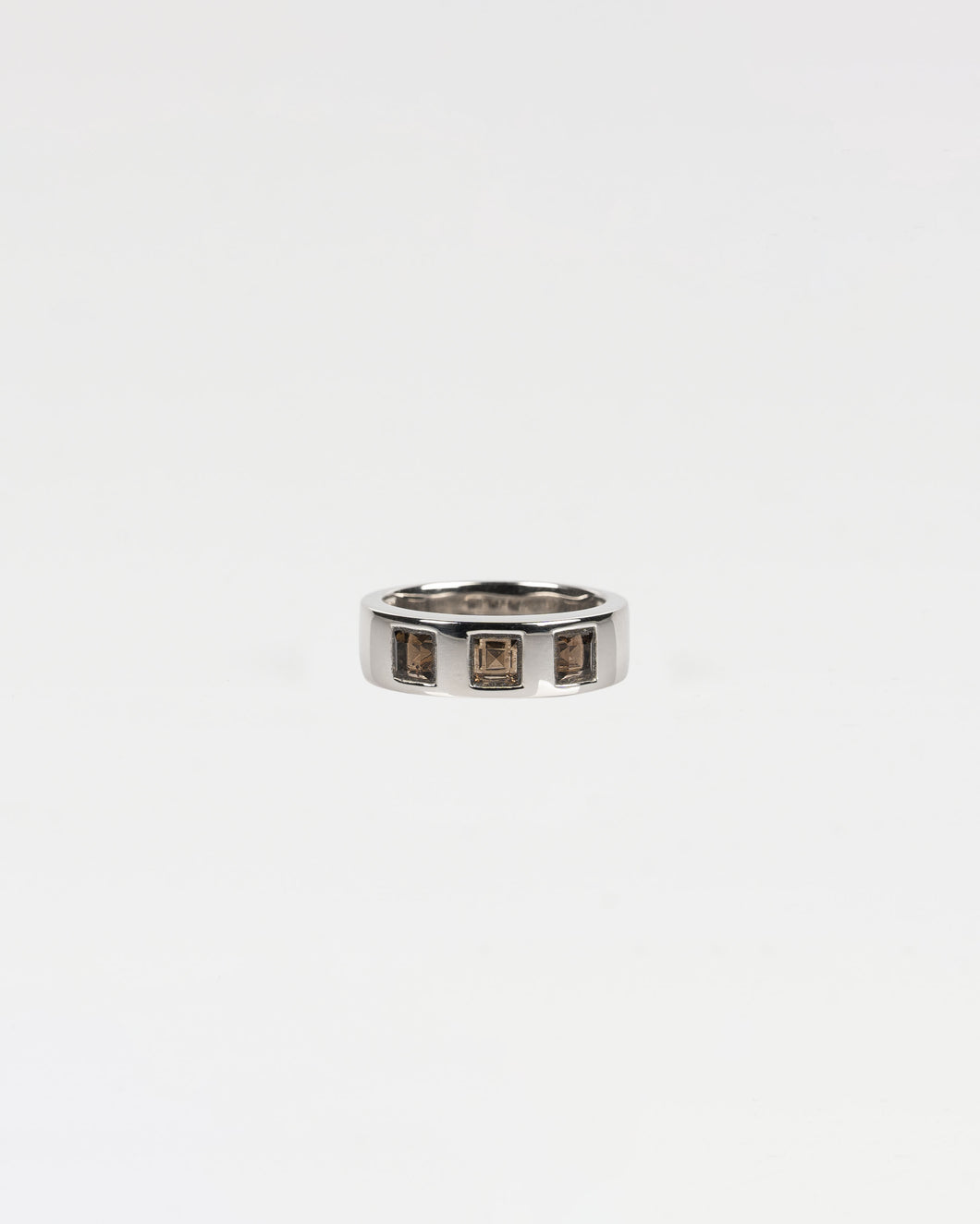 TRIADIC RING - POLISHED SILVER