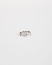 Load image into Gallery viewer, LOGO STACKER BAND - POLISHED SILVER
